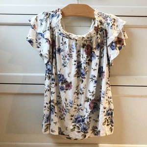 Off-Shoulder Floral Top